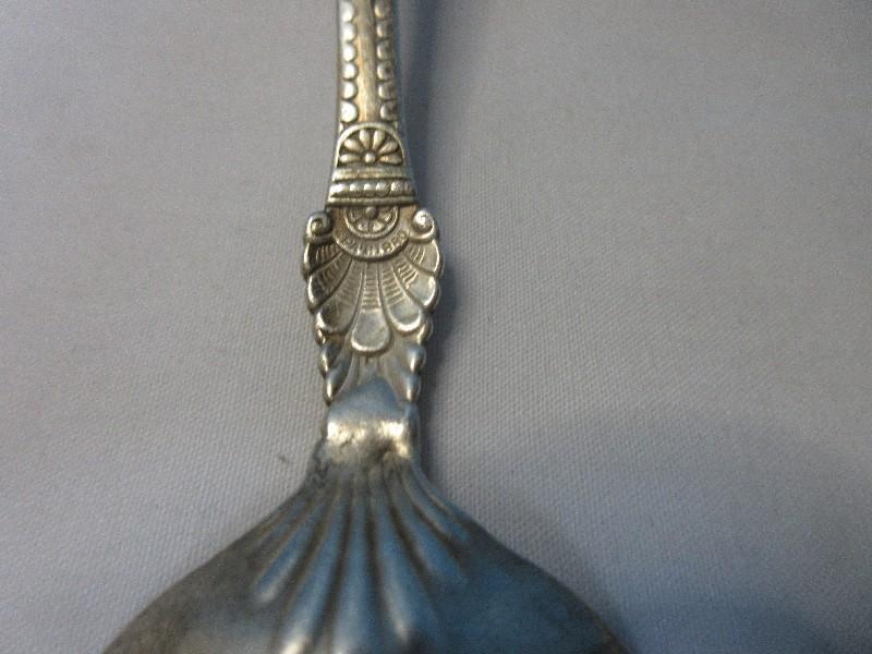 Antique Gorham Sterling Empress Pattern 1880 Dessert/Oval Soul 6 7/8" Spoon