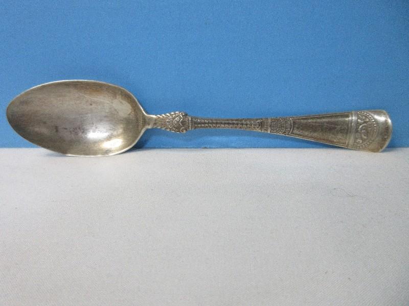 Antique Gorham Sterling Empress Pattern 1880 Dessert/Oval Soul 6 7/8" Spoon