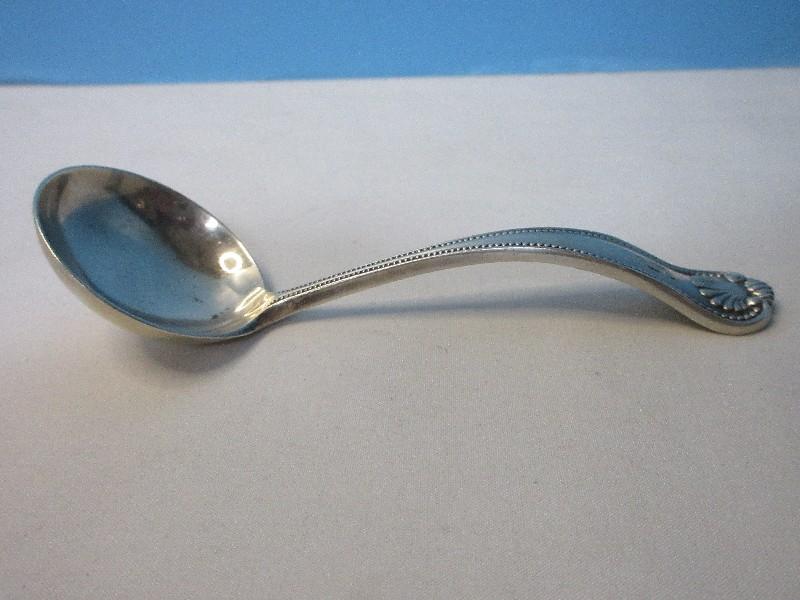 Bigelow Kennard & Co. 925/1000 Sterling Silver BIK3 Pattern Shell Tip Cream Ladle