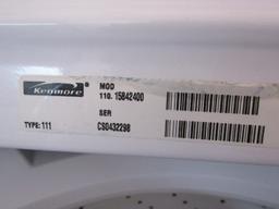 Kenmore Model:110.15842400 White Metal Washer 80 Series, Energy Saving, Heavy Duty