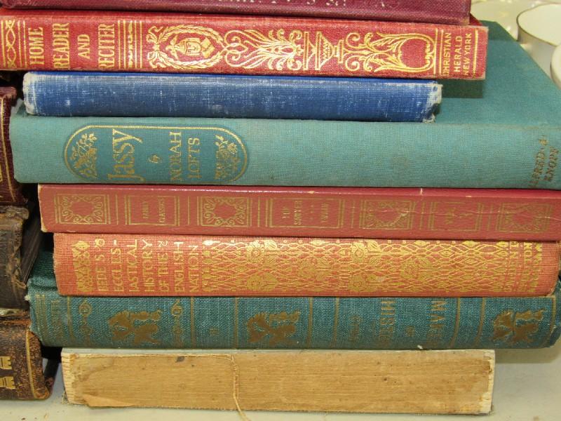 Vintage/Antique Books Lot - Jassy, Poems, Historic Deeds, French For Daily Use, Etc.