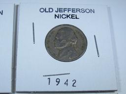 6 Old Jefferson Nickel