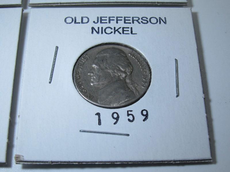 6 Old Jefferson Nickel