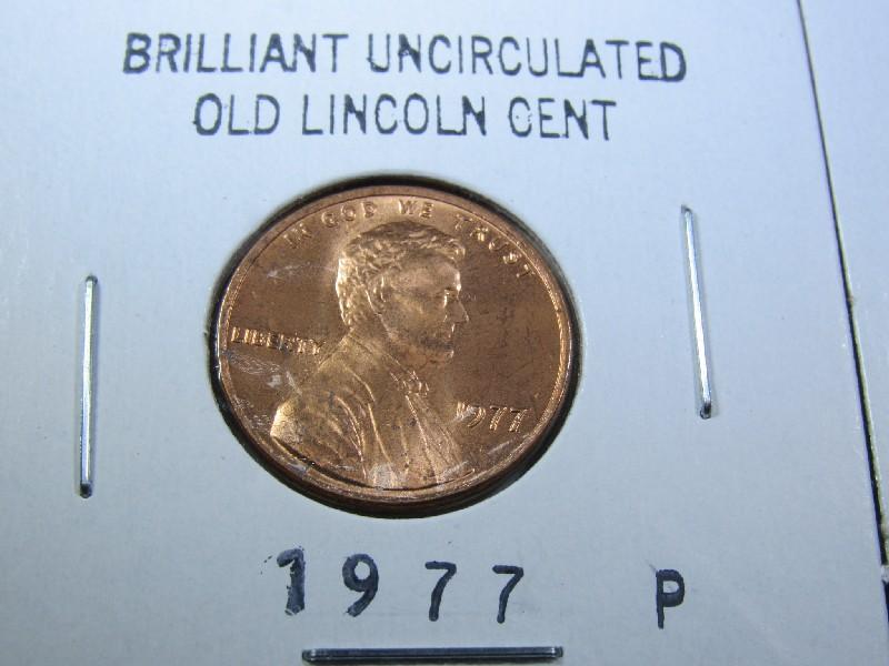 8 Brilliant Uncirculated Old Lincoln Cents