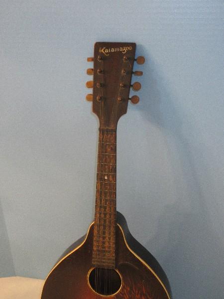 Gibson Vintage Kalamazoo Mandolin Inside At Neck Stamped #635