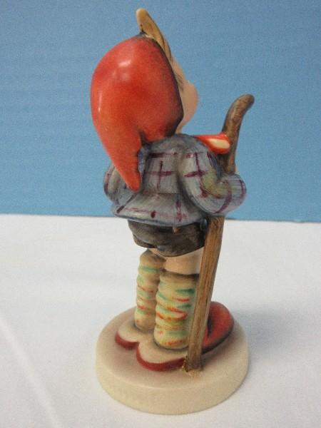 Goebel Hummel Porcelain Collectible "Little Hiker" 4 1/4" Figurine