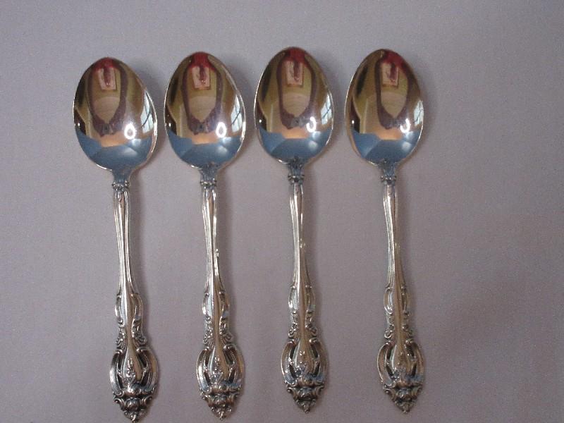 Set - 4 Gorham Sterling La Scala Pattern 1964 Silver Flatware