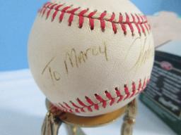 Official Ball National League Autographed John Smoltz Baseball "To Marcy"