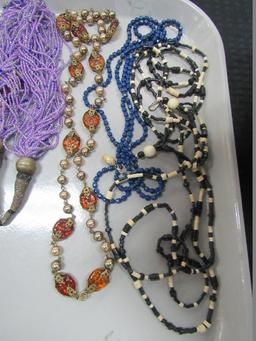 Misc. Costume Jewelry Necklaces Metal, Chain, Magnetic, Etc.