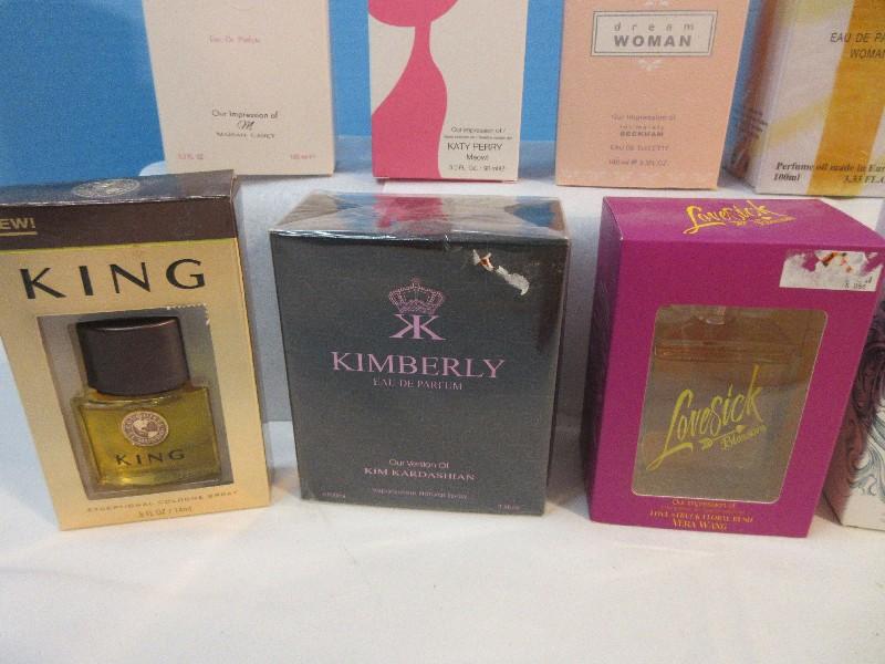 Collection - 15 Bottles Ladies Fragrance Perfumes Eau De Parfum Various Sizes/Fragrances
