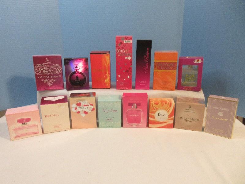 Collection - 15 Bottles Ladies Fragrance Perfumes Eau De Parfum Various Sizes/Fragrances