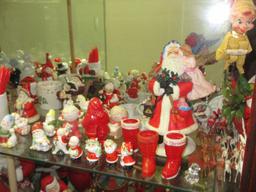 Prodigious Christmas Collection Bells, Santa Claus Figurines, Shelf Sitters