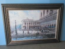 Exceptional Scene of Venice by The Waterfront Signed Donny Finley Limited 1601/1500 Edition