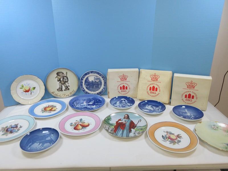 Lot Collector Plates 3 Bing & Grondahl Copenhagen Porcelain 1969,1972 & 1973 Mother's Day