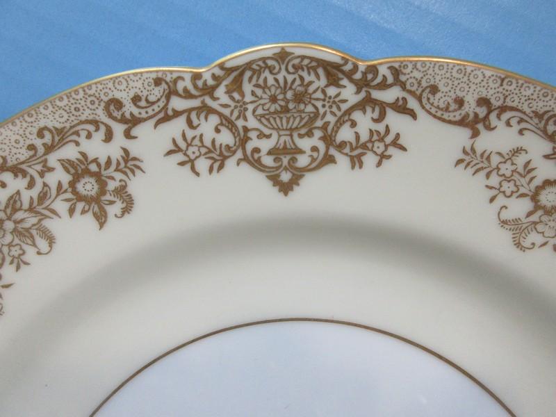 Incredible Deal 60pcs+/- Noritake China Gastonia Pattern Gold Flowers Cream Rim Dinnerware