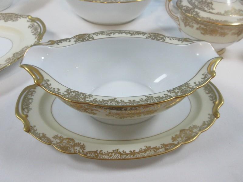 11pcs Noritake China Hostess Service Set Serving Pieces, Gastonia Pattern Creamer, Covered