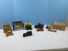 Lot Vintage Cast Iron Sedan Car 2 1/4"H x 4 1/2" Ertl Classic Vehicles 1/43 Scale 1932 Ford Yellow