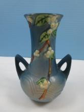 Roseville Pottery Blue Snowberry Pattern 7" Vase   1V2-7          Circa 1947