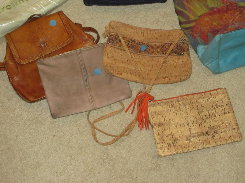 Lot Cork Purse, Totes, Coach Shoes Ladies 8 1/2, Carolina Accents Satchel, Faux Leather