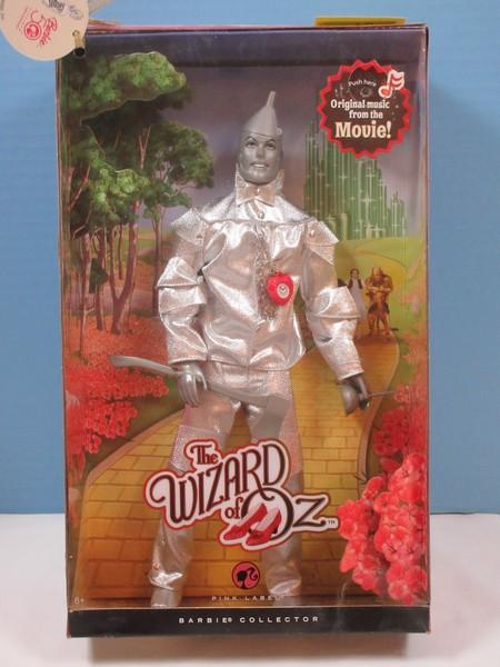 Mattel Barbie Collector Pink Label The Wizard of Oz Tin Man Ken 50th Anniversary Collectible-NIB