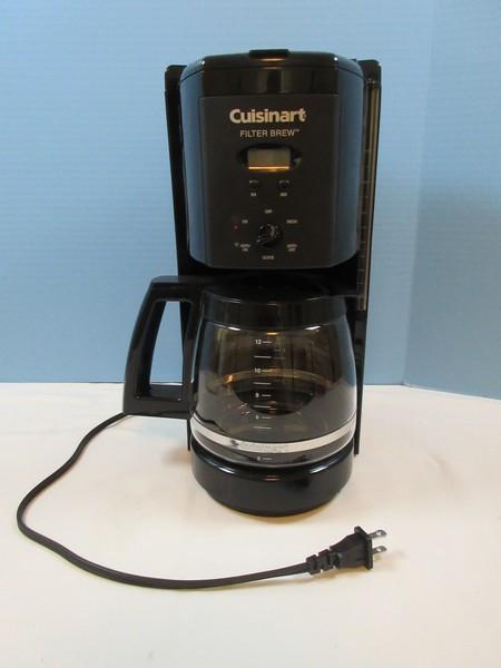 Cuisinart Filter Brew 12 Cup Coffee Maker Programmable Model DCC-110 Glass Pot