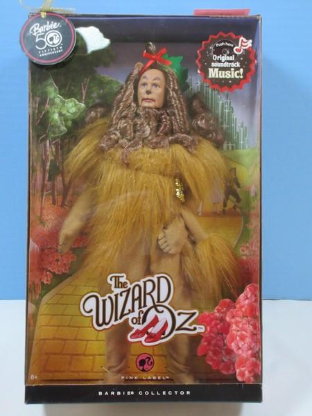 Mattel Barbie Collector Pink Label The Wizard of Oz Cowardly Lion Ken 50th Anniversary