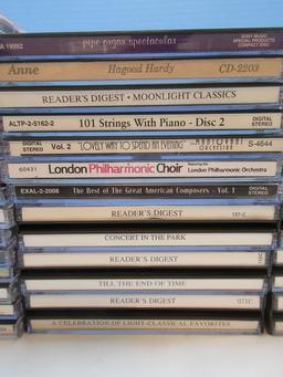 35 PLUS CD's- Magic of Love, John Denver, Titanic, Operetta, Classical Favorites etc.