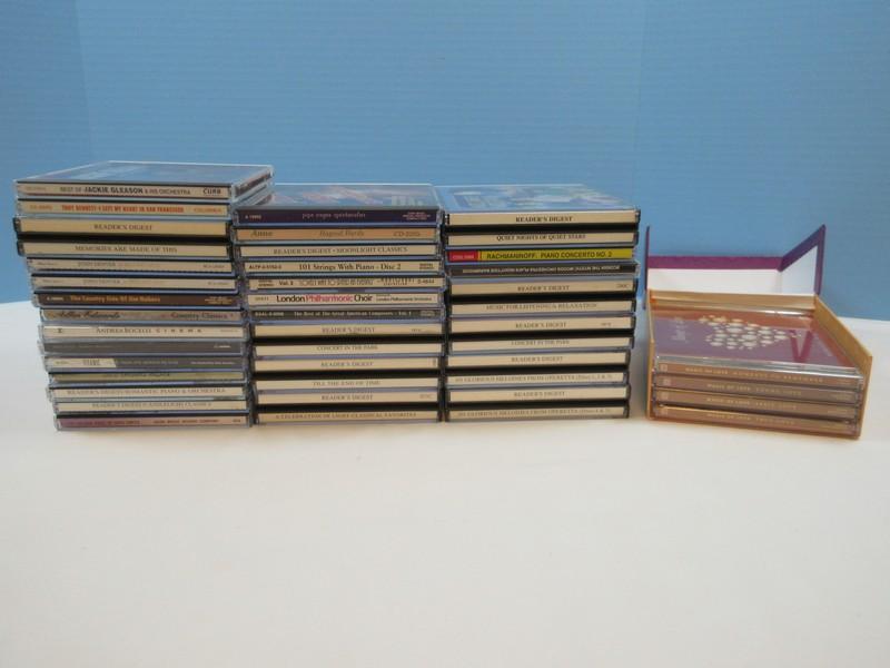 35 PLUS CD's- Magic of Love, John Denver, Titanic, Operetta, Classical Favorites etc.