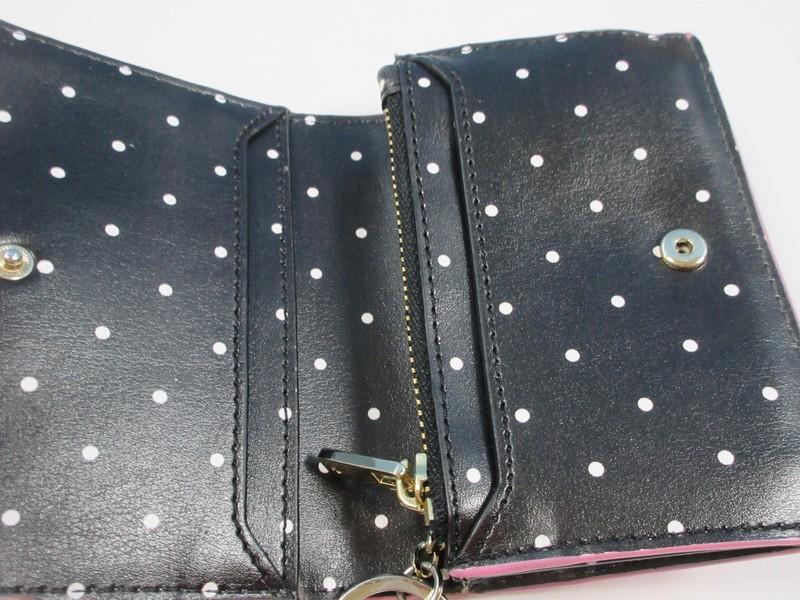 2 Kate Spade Pink Coin Purse Wallet & Black White Polka Dots Coin Purse Wallet