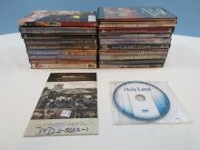 20 DVD's- Celtic Gospel, Scottish Christmas, Galilee, Classic Rockies, God Bless The USA etc.