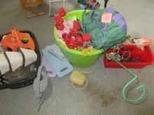 Garden Lot Water Cans, Rain Guage, Plant Props, Gloves, Pruner, Hose Spray Nozzles, Garden