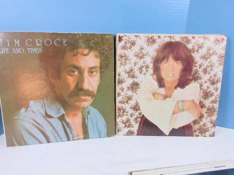 20 vinyl Records- Neil Diamond, Jim Croce, Olivia Newton-John, Carole King etc. See Pics