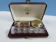 Travel Religious Communion Set in Case