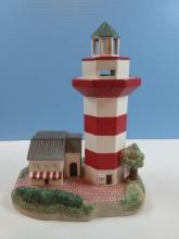 Geo. Z. Lefton Harbour Town 1970 SC Lighthouse Figure 10 1/2" Building 1998