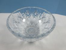 Gorgeous Signed Waterford Crystal Normandy Pattern Giftware Fann & Star Cuts Design 10"