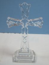 Waterford Crystal Scalloped Edge Cross 8" Figurine