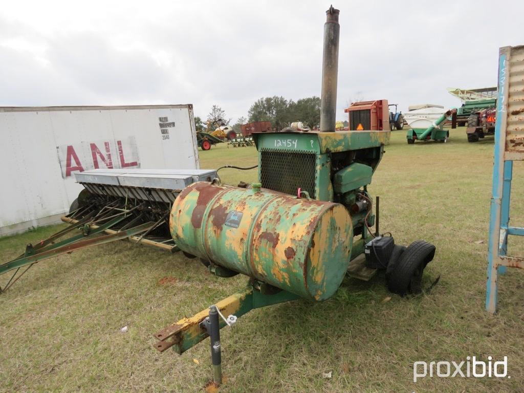 John Deere 6404 power unit w/ fuel tank