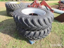 (2) 14.9-34 tires on CaseIH fwa wheels