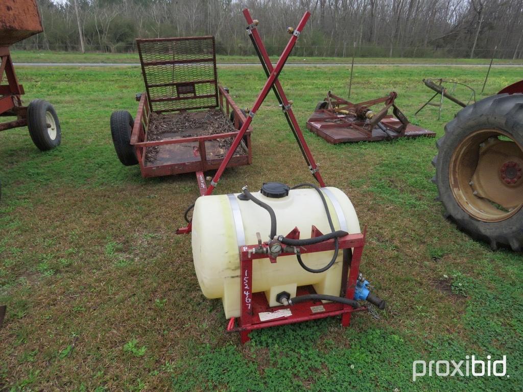 Canaan 60 gallon 3pt sprayer w/ booms