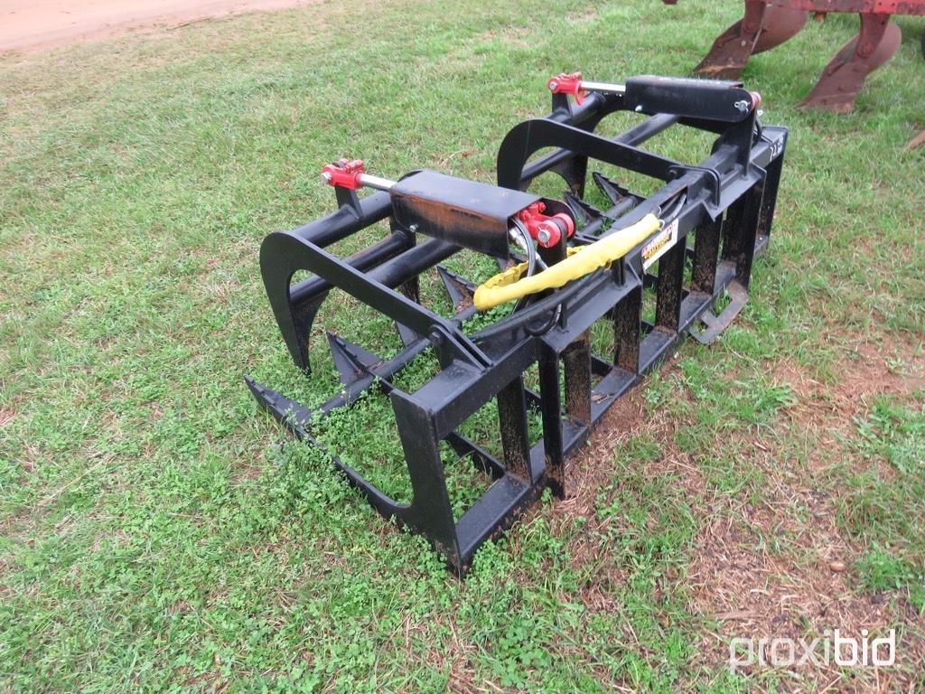 72" hydraulic grapple rake (unused)