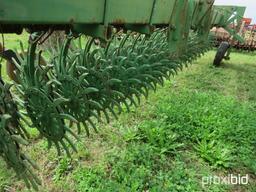 John Deere 400 rotary hoe w/ transport