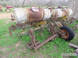 Forrest City 4 row ripper/hiller w/ fertilizer tanks