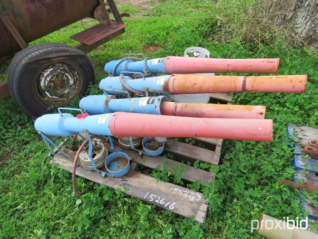 (4) Propane wildlife scare cannons