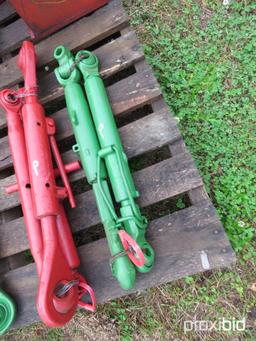 (2) John Deere top links