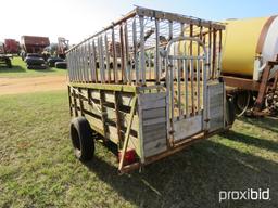 Homemade 4x8 stock trailer