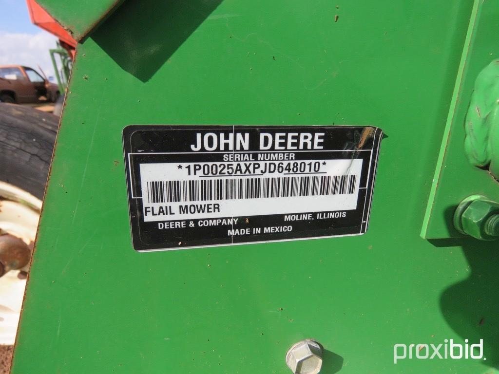 John Deere 25A flail mower w/ shaft