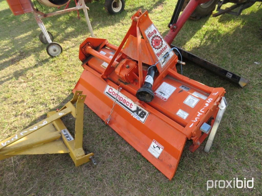 KingKutter 54" 3pt rotary tiller (like new)