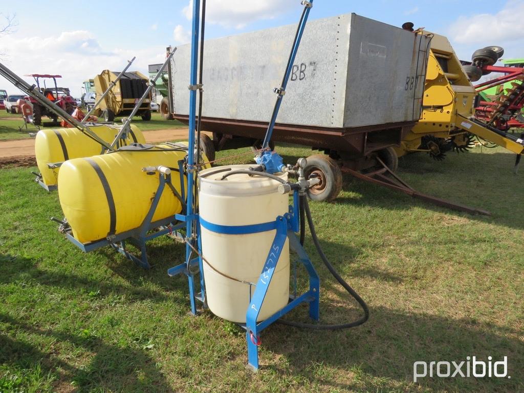 AgSpray 55 gallon 3pt sprayer w/ booms