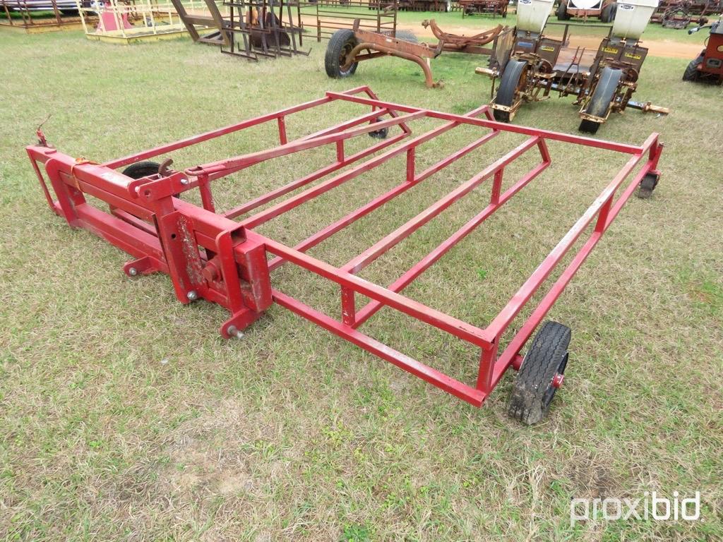 8 bale 3pt hay accumalator