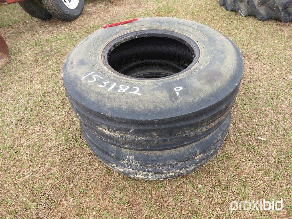 (2) 10.00-16 front tractor tires